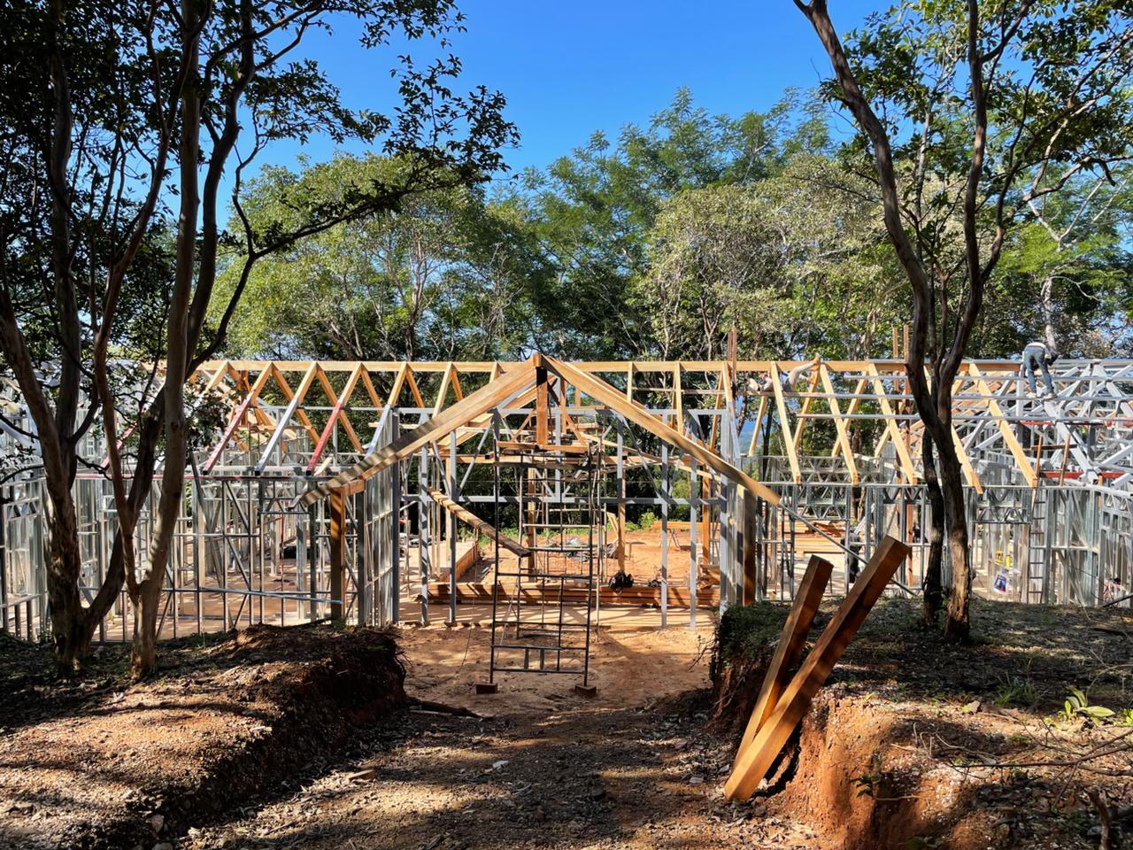 Homesite under construction in Mar Azul